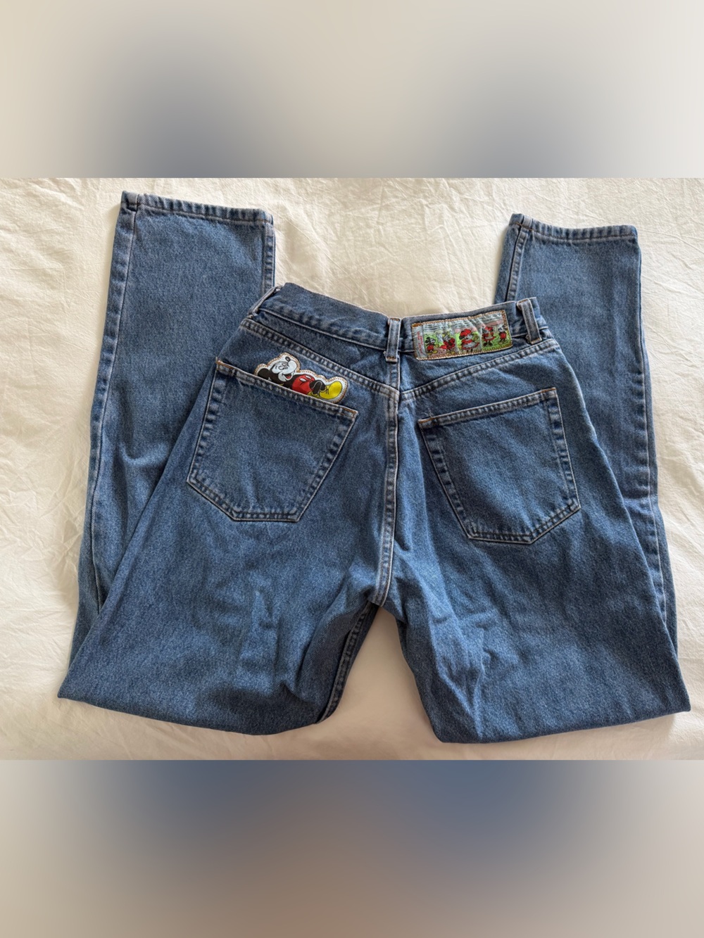 Disney Mickey Mouse Themed Vintage Jeans